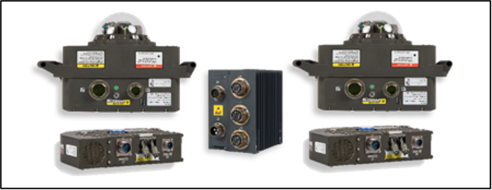 CIRCM System (2 Pointer Trackers, 2 Lasers and 1 System Processing Unit)