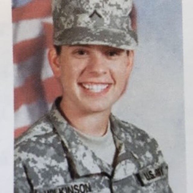 Ashley Gill supports the Common Sensor Payload (CSP) High Definition team. She is matrixed to Product Management Office Aerial Enhanced Radars Optics and Sensors (PdM AEROS) from the Naval Surface Warfare Center (NSWC) Crane in Indiana. This is a photo of her during her MI days. (Photo Credit: Courtesy) Ashley Gill supports the Common Sensor Payload (CSP) High Definition team. She is matrixed to Product Management Office Aerial Enhanced Radars Optics and Sensors (PdM AEROS) from the Naval Surface Warfare Center (NSWC) Crane in Indiana. This is a photo of her during her MI days. (Photo Credit: Courtesy)
