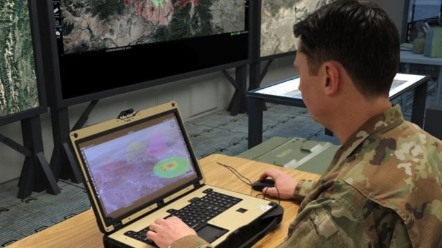 Electronic Warfare Planning and Management Tool (EWPMT) is the Commander’s tool to visualize, control, manage, and dominate the electromagnetic spectrum. At end state, EWPMT will provide the ability to plan, model, and manage EW assets (Multi-Function Electronic Warfare – Air Large and Terrestrial Layer System) to execute operations. (Photo Credit: PEO IEW&S Strategic Communications )